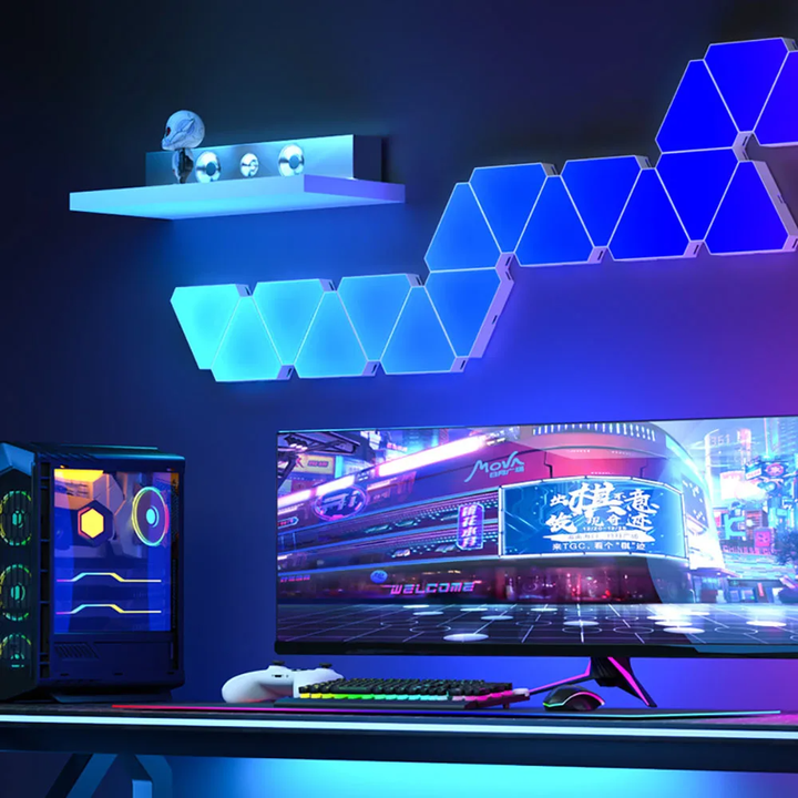triangle gaming lights