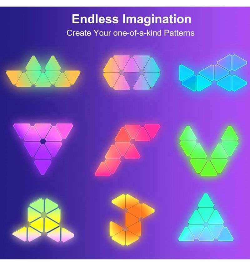 triangle gaming lights