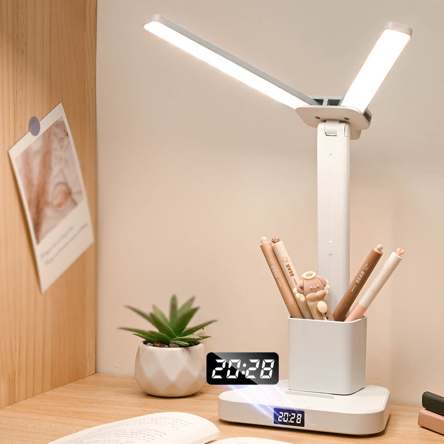 Modern Rechargeable Study Desk Lamp with Eye-Care LED & Touch Control - Image 6